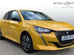 Yellow Used 2023 Peugeot 208 Allure+ Hatchback | £14,339 (Good price)