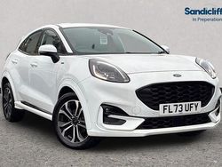Frozen white (premium paint) Used 2023 Ford Puma Hatchback | £19,103 (Fair price)