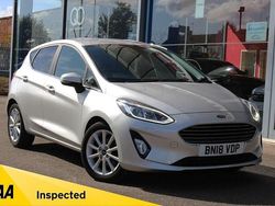 Silver Used 2018 Ford Fiesta Titanium Hatchback | £7,475 (Fair price)