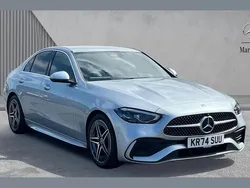 Silver Used 2024 Mercedes C200 AMG line Sedan | £34,175 (A bit pricey)