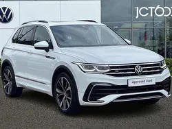 White Used 2023 VW Tiguan R-line SUV | £31,030 (A bit pricey)