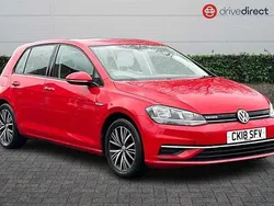 Red Used 2018 VW Golf VII SE Hatchback | £13,172 (Good price)