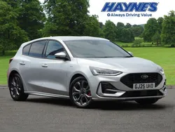 Silver New 2025 Ford Focus ST-Line Hatchback | £23,000 (A bit pricey)