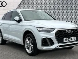 White Used 2023 Audi Q5 S-Line SUV | £30,402 (Good price)