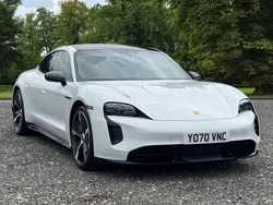 White Used 2020 Porsche Taycan Performance Package Sedan | £48,995 (Fair price)