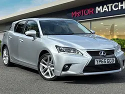 Silver Used 2015 Lexus CT200h Hatchback | £12,911 (A bit pricey)