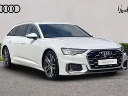 White Used 2024 Audi A6 S-Line Estate | £35,885 (Fair price)