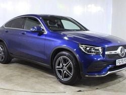 Blue Used 2020 Mercedes GLC300 AMG line Coupe | £28,500 (Good price)