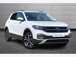 Pure white Used 2021 VW T-Cross United SUV | £16,478 (Fair price)