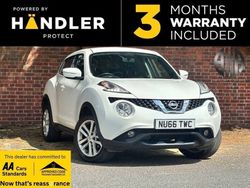 White Used 2016 Nissan Juke Acenta SUV | £5,895 (Fair price)