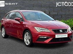 Red Used 2017 Seat Leon ST FR Estate | £9,799 (Fair price)