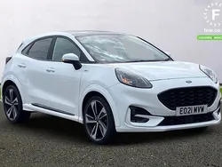 White Used 2021 Ford Puma ST-Line X Hatchback | £15,599 (Fair price)