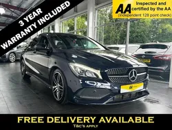 Blue Used 2018 Mercedes CLA220 AMG line Sedan | £14,895 (Fair price)