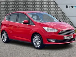 Red Used 2018 Ford C-MAX Titanium MPV | £8,190 (Fair price)