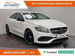 White Used 2016 Mercedes A200 AMG line Hatchback | £10,495 (Fair price)
