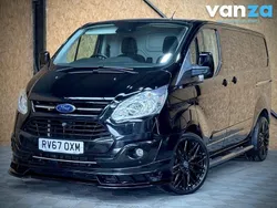 Black Used 2017 Ford Transit Custom Limited Van | £13,495 (Fair price)