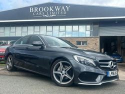 Grey Used 2016 Mercedes C220 AMG line Sedan | £9,690 (Fair price)