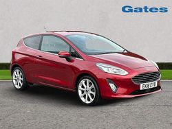 Red Used 2018 Ford Fiesta Titanium Hatchback | £9,599 (Fair price)