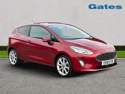 Red Used 2018 Ford Fiesta Titanium Hatchback | £9,599 (Fair price)
