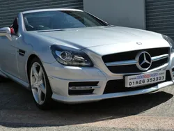 Silver Used 2012 Mercedes SLK200 AMG Cabriolet | £7,595 (Fair price)