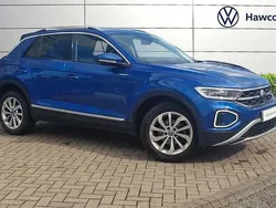 Blue Used 2022 VW T-Roc Style SUV | £22,295 (Fair price)