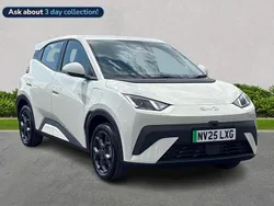 White New 2025 BYD Dolphin Boost Hatchback | £19,999 (Fair price)