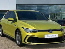 Yellow Used 2021 VW Golf VIII R-line Hatchback | £19,265 (Fair price)