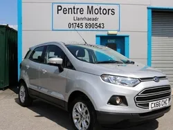 Silver Used 2016 Ford Ecosport Zetec SUV | £7,295 (Fair price)