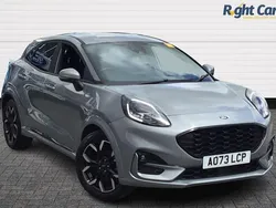 Solar silver Used 2023 Ford Puma ST-Line X SUV | £18,499 (Fair price)