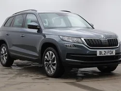 Quartz grey metallic Used 2021 Skoda Kodiaq SE Drive SUV | £19,595