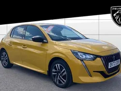 Yellow Used 2022 Peugeot 208 Allure+ Hatchback | £12,390 (Fair price)