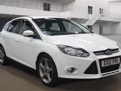 White Used 2012 Ford Focus Titanium Hatchback | £3,575 (Fair price)