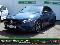 Denim blue metallic Used 2022 Mercedes A200 Executive Sedan | £22,995 (Fair price)