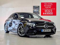 Cosmos black Used 2020 Mercedes A180 AMG line Sedan | £16,855 (Fair price)