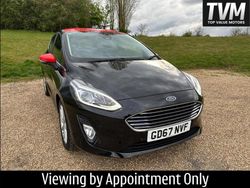 Black Used 2017 Ford Fiesta Titanium Hatchback | £8,475 (Fair price)