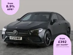 Black Used 2023 Mercedes CLA200 AMG Line Premium Plus Coupe | £27,551 (Good price)