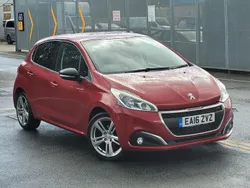 Red Used 2016 Peugeot 208 GT-line Hatchback | £7,799 (Fair price)