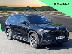 Black magic pearl effect Used 2025 Skoda Kodiaq SportLine SUV | £44,490