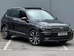Black Used 2018 VW Tiguan R-line SUV | £15,795 (Good price)