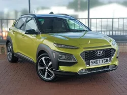 Yellow Used 2017 Hyundai Kona Premium SUV | £9,498 (A bit pricey)