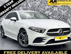 White Used 2021 Mercedes A200 AMG line Hatchback | £17,245 (Fair price)