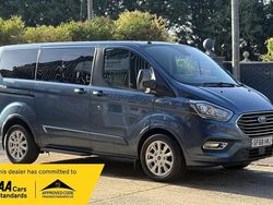 Blue Used 2018 Ford Tourneo Custom Titanium Van | £13,490 (Fair price)