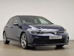 Blue Used 2023 VW Golf VIII R-line Hatchback | £19,998 (A bit pricey)