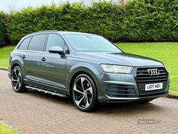 Grey Used 2017 Audi Q7 S-Line SUV | £18,795 (Fair price)