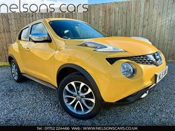 Yellow Used 2015 Nissan Juke Tekna SUV | £7,490 (Expensive)