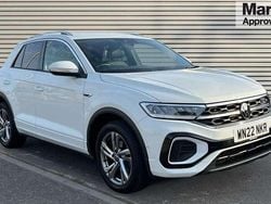 White Used 2022 VW T-Roc R-line SUV | £22,450 (Fair price)