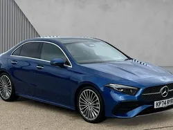 Spectral blue metallic Used 2024 Mercedes A200 AMG Line Premium Plus Sedan | £28,495 (Expensive)