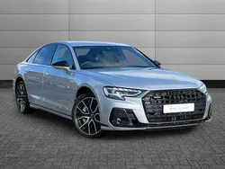 Silver Used 2023 Audi A8 Black Edition Sedan | £56,991 (Fair price)
