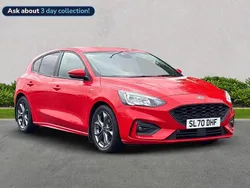 Red Used 2020 Ford Focus ST-Line Hatchback | £13,957 (Fair price)