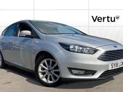 Blue Used 2017 Ford Focus Titanium Hatchback | £6,749 (Fair price)